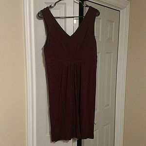Loft Empire Waste Cabernet Dress